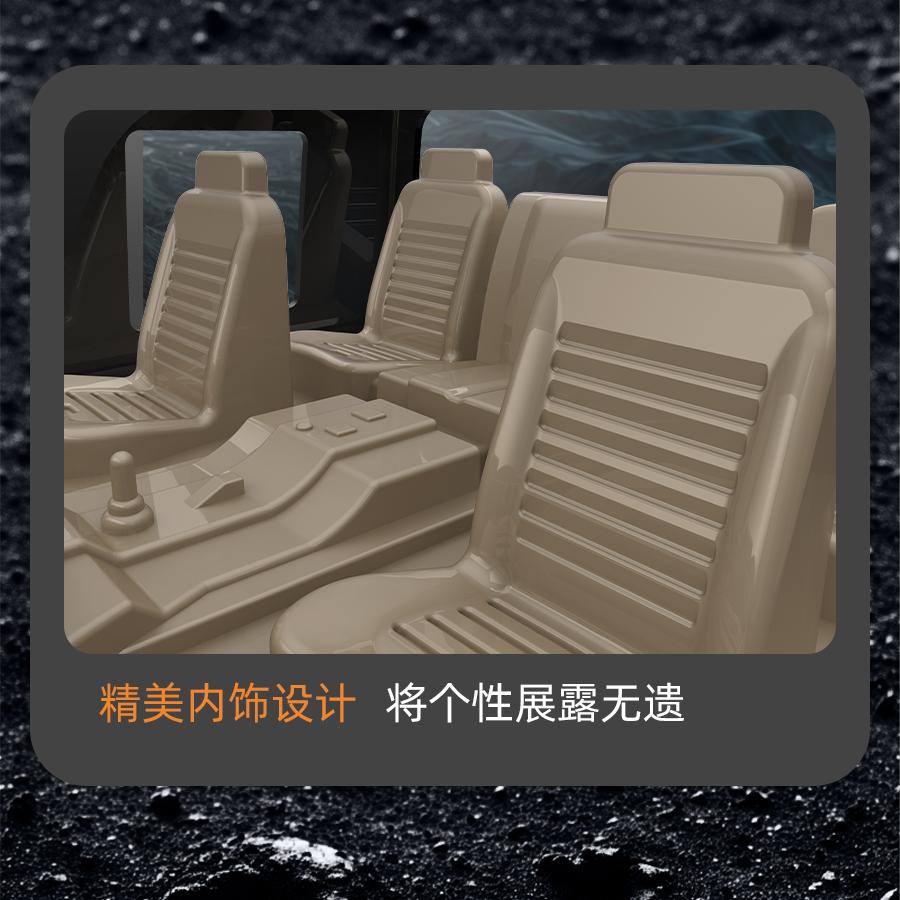 玩具遥控车全比例1/20牧马人小皮卡高速越野竞速车C8819 JJRC - 图2
