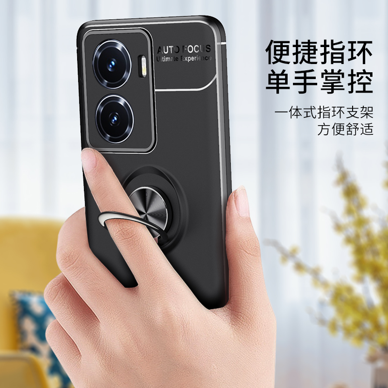 vivo iqooz6手机壳viv0iq00z6x保护套vovoiqooz6防摔vlvolqooz6镜头全包ippoz6x潮男女防滑带支架爱酷V2220A - 图1