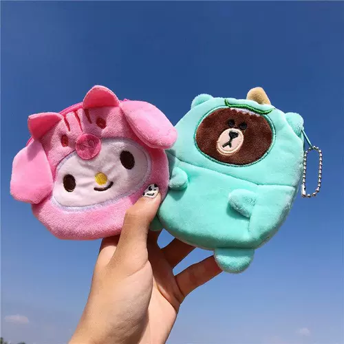 Мультяшный маленький креативный милый кошелек, монеты, сумка, популярно в интернете