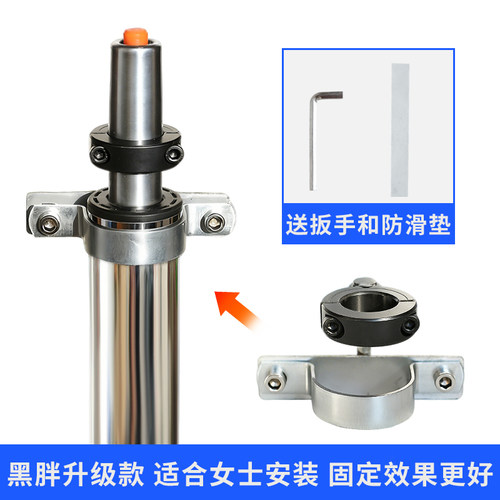儿童转椅旋转固定器升降桌固定器金属气杆不旋转锁定配件固定地脚 - 图2