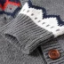 Quần áo nam cỡ lớn của JSMIX cộng với phân bón để tăng độ lỏng của totem mũ len đan áo len - Cực lớn