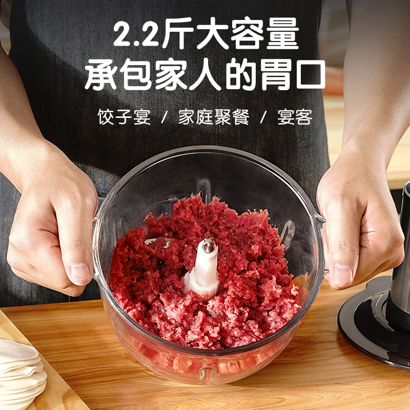 志高家用电动小型全自动碎肉绞肉机 志高百会绞肉/碎肉/绞菜机