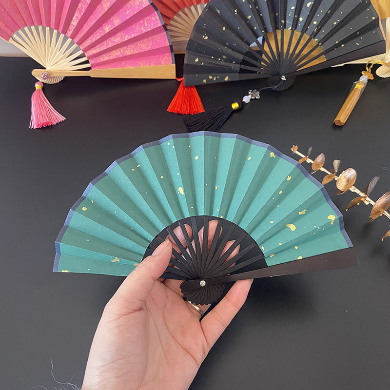 4寸复古儿童拍照迷你扇子车挂手机链空白宣纸面小折扇娃娃流苏扇,淘宝优惠券,粉丝福利购,淘宝优惠卷