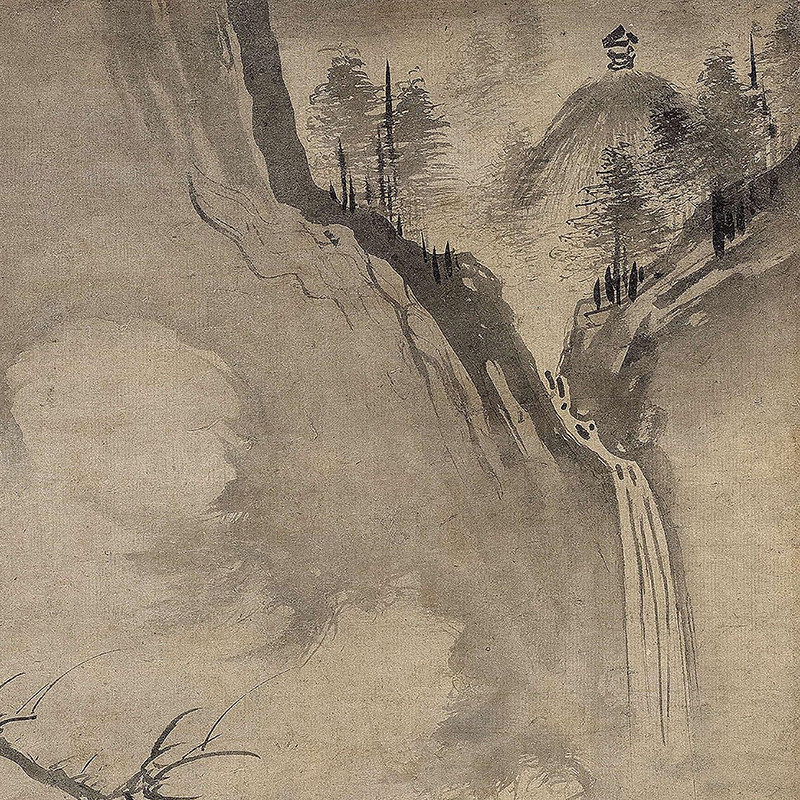 南宋牧溪二祖调心图古代人物画字画卷轴国画名画复制品仿古画挂画,淘宝优惠券,粉丝福利购,淘宝优惠卷