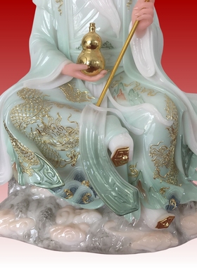 太上老君鸿钧老祖神像摆件