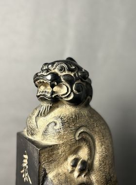 天然青石整石雕刻泰山石敢当镇宅石雕狮子貔貅青龙吸水兽家用补角