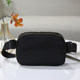 LULU's same style simple black small cell phone bag