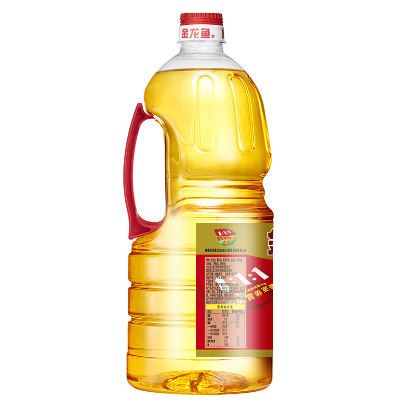 金龙鱼黄金比例食用植物调和油1.8L/桶健康食用油家用桶装-图2