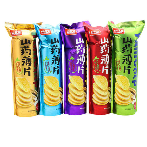 好兄弟山药薄片薯片小包装儿童网红零食山药片小吃休闲膨化食品 - 图3