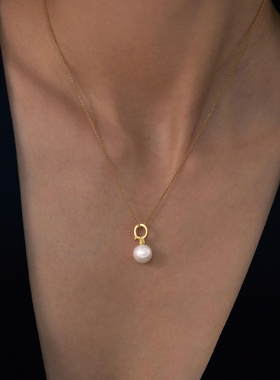 MistovaS925银珍珠项链