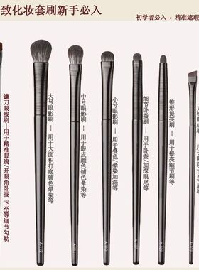 沧州软毛眼影遮瑕刷镰刀眼线半扇型修容鼻影刷细节提亮卧蚕下至刷