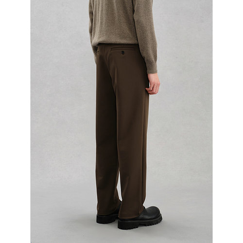 GXG男装 四面弹西装裤直筒休闲裤通勤 24年冬G24X024110 - 图3