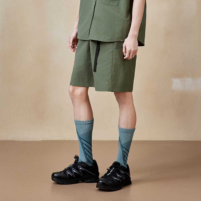 GXG男装 腰带扣工装短裤休闲通勤五分裤子25年夏季新品G25X222021,淘宝优惠券,粉丝福利购,淘宝优惠卷