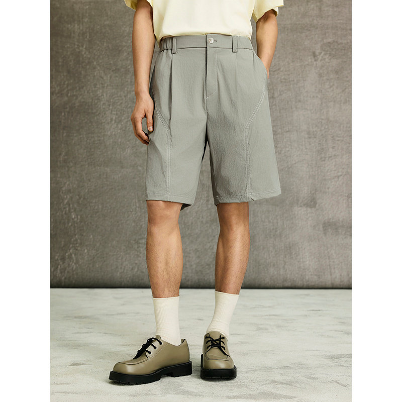 GXG男装 商场同款户外cordura面料短裤男通勤 25夏新品G25X222011,淘宝优惠券,粉丝福利购,淘宝优惠卷