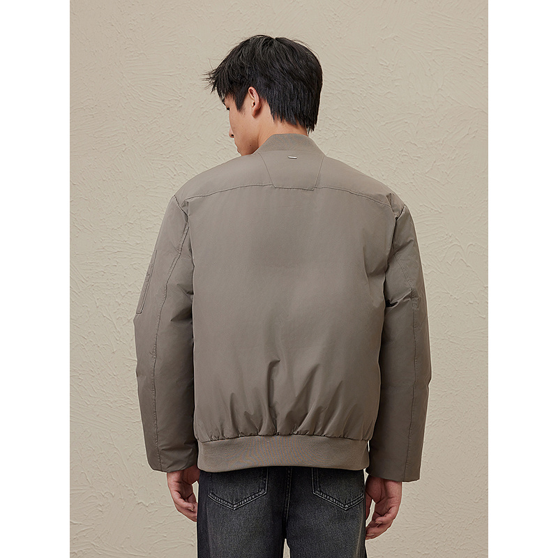 2024冬季新品GXG三防纯色休闲百搭保暖短款羽绒服男外套鸭绒