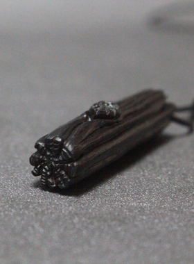 檀木项链车载挂件手工制作礼物