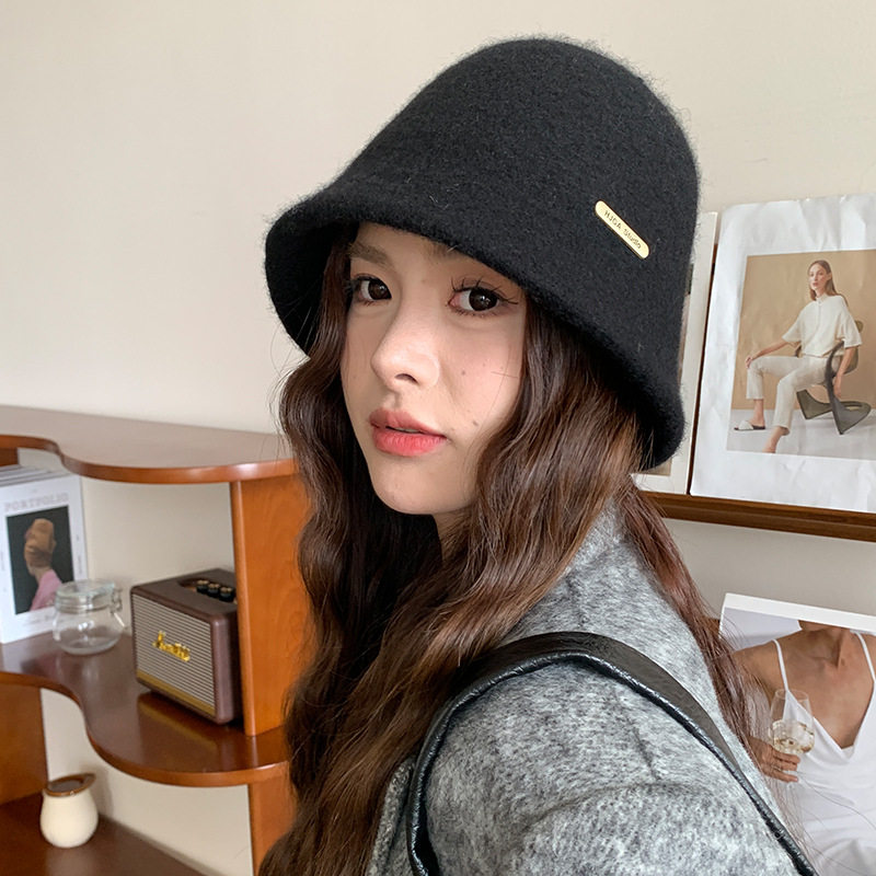 帽子女冬季高级感百搭保暖护耳羊毛呢渔夫帽大头围显脸小遮脸盆,淘宝优惠券,粉丝福利购,淘宝优惠卷