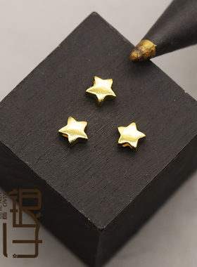 S925纯银迷你星星隔珠