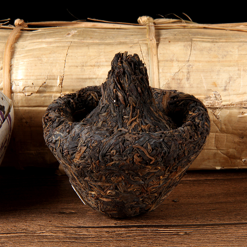 普洱茶生茶 87年鼎兴沱茶蘑菇沱珍藏绝版纯干仓普洱茶老生茶-图2