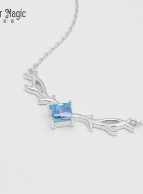 一鹿有你镶钻生日锁骨链送女友