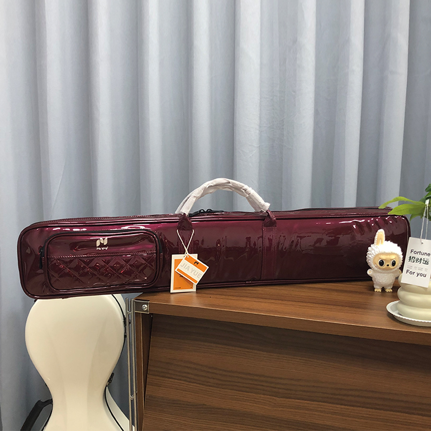 jiayue佳乐直营漆皮大号竹笛包加长93cm笛子洞箫包可装8只笛子包,淘宝优惠券,粉丝福利购,淘宝优惠卷