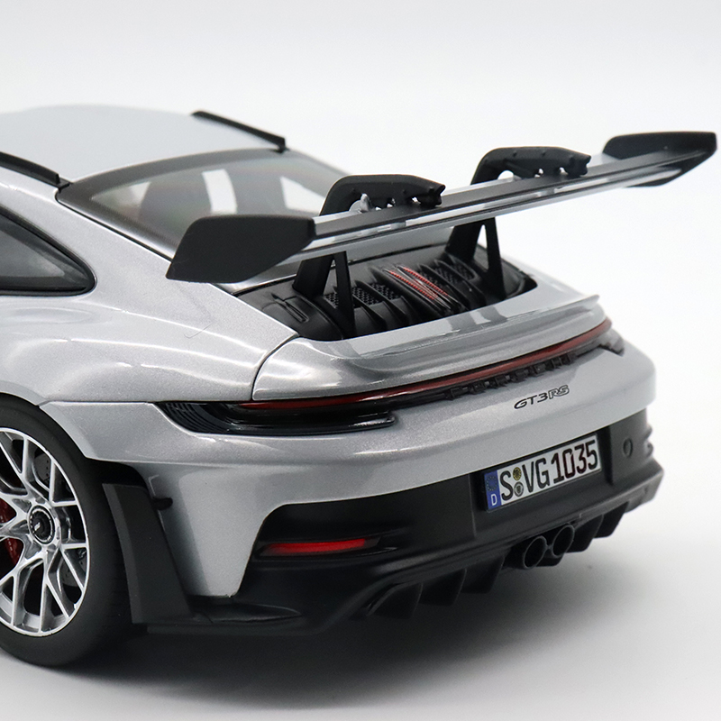 收藏保时捷911 992 GT3 RS NOREV原厂1:18仿真合金全开汽车模型-图2