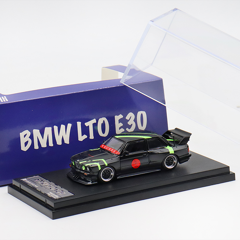 限量宝马M3 LTO E30 宽体改装车SW 1:64 3系仿真合金汽车模型摆件 - 图0