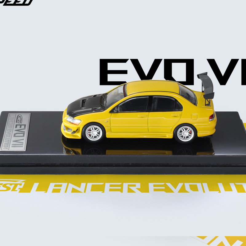 三菱Lancer EVO VII 7代 Mk7 FS1:64 C-West日本改装合金汽车模型 - 图2