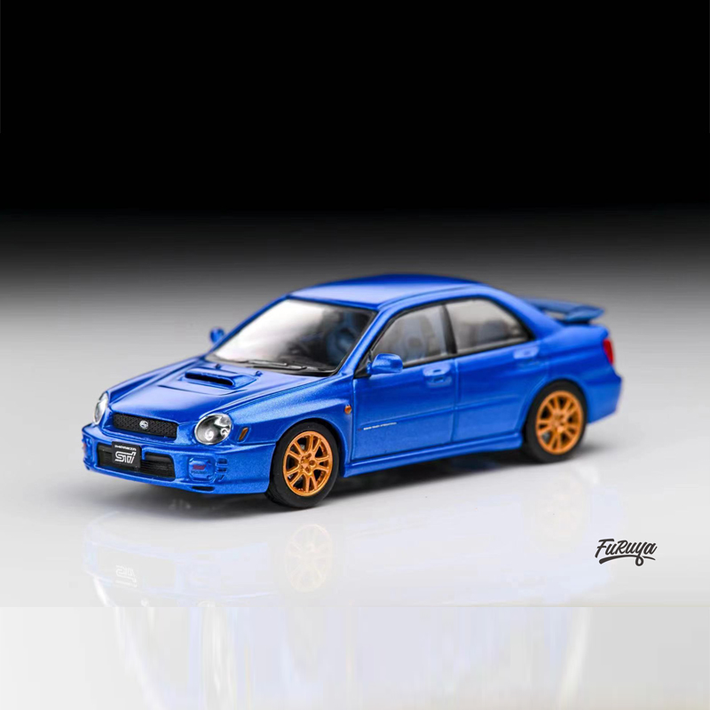 斯巴鲁翼豹 WRX STi 8代 Furuya 1:64瓦罐旅行车仿真合金汽车模型 - 图0