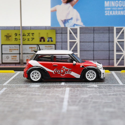 宝马迷你 MINI cooper LBWK改装 Cool Car 1:64仿真合金汽车模型-图0