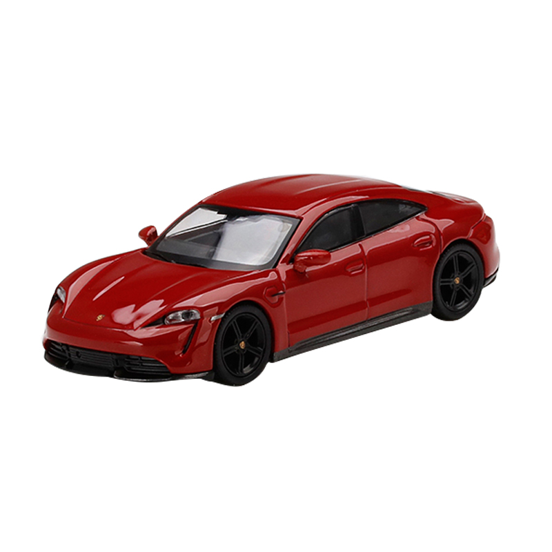 收藏保时捷911 Taycan Turbo S MINIGT 1:64仿真合金汽车模型摆件 - 图3