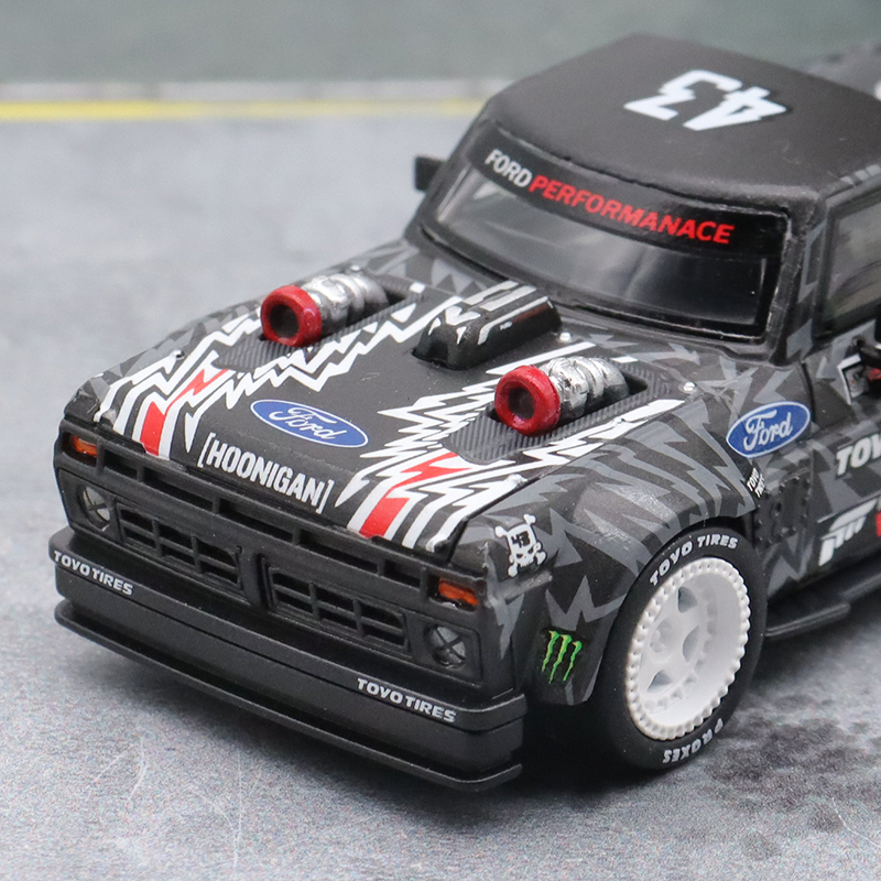 福特野马 Hoonicorn RTR SW 1:64 F150砖叔魔爪仿真合金汽车模型-图2