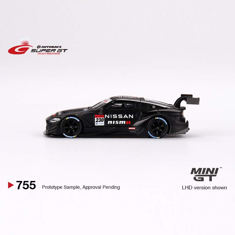 2021款日产尼桑Z GT500 SUPER GT赛 MINIGT 1:64仿真合金汽车模型 - 图1