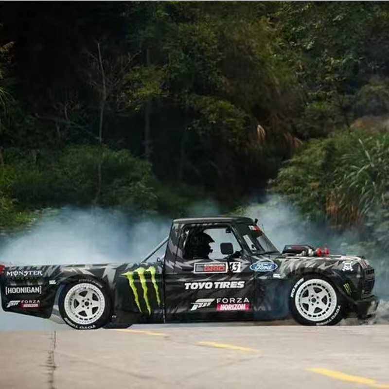 福特野马 Hoonicorn RTR SW 1:64 F150皮卡砖叔仿真合金汽车模型-图0