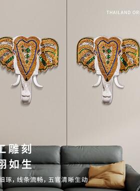 泰域东南亚风情招财木雕装饰挂件