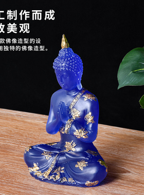 摆件禅意小佛像装饰品客厅茶室
