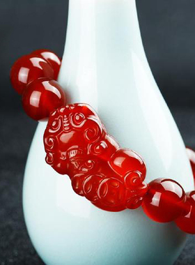 情侣手链红玛瑙民族风送运费险