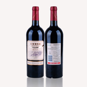 国产红酒 GREATWALL中粮长城金装G313解百纳干红葡萄酒 单支750ml