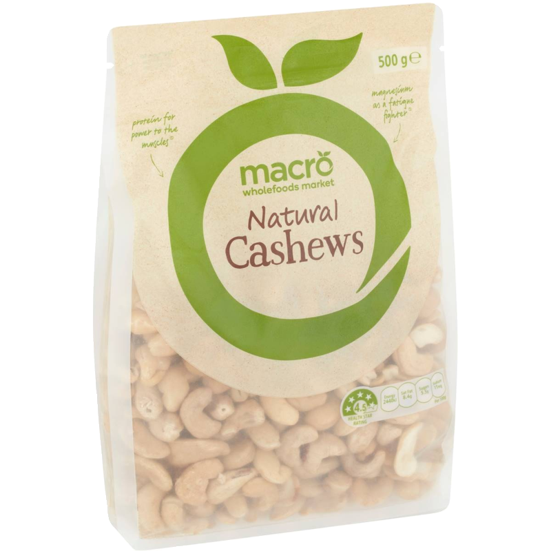 Macro有机生腰果Cashews零食500g澳洲超市Organic Cashews Nuts-图3