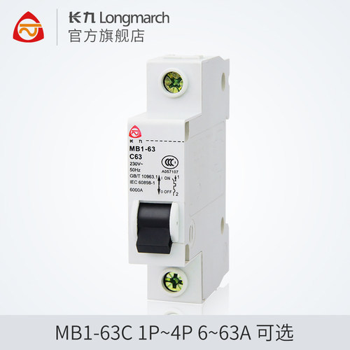 TYT泰永长征长九MB1-63C32家用断路器小型40空气开关16A50A总闸2P - 图0