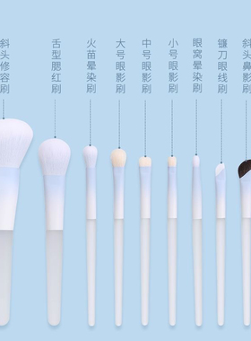 陈圆圆同款化妆套刷一气呵陈刷同款眼影刷腮红刷晕染刷沧州化妆刷