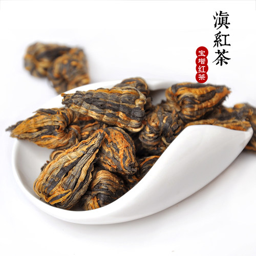 2026新春茶云南凤庆滇红茶特级手工金丝宝塔金芽蜜香工夫茶叶500g - 图2