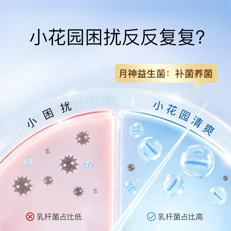 月神益生菌口服胶囊女性 护理 乳酸杆菌30粒 进口益生菌 守护平衡