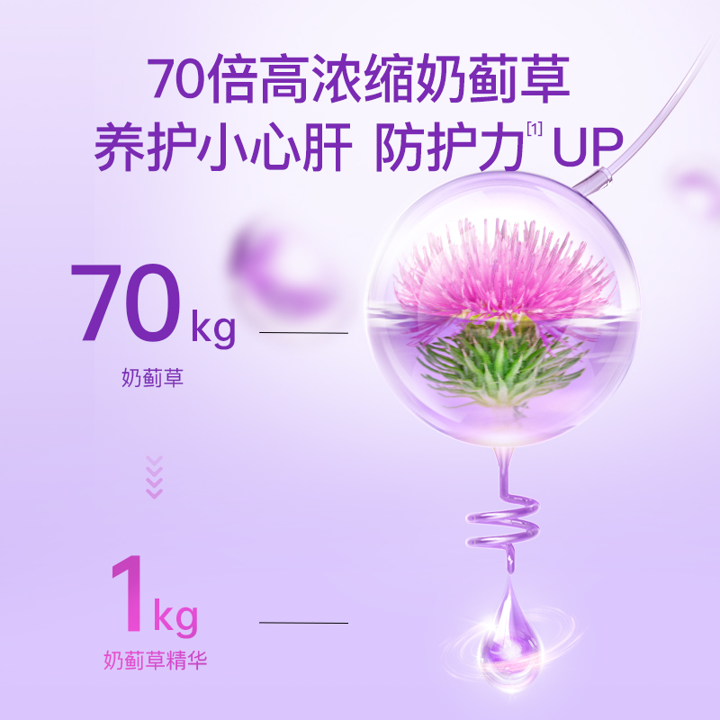 月神小紫盒奶薊草熬夜常備加班應酬飲酒送禮常備護肝片水飛薊_小月神海外旗艦店_保健食品/膳食營養補充食品