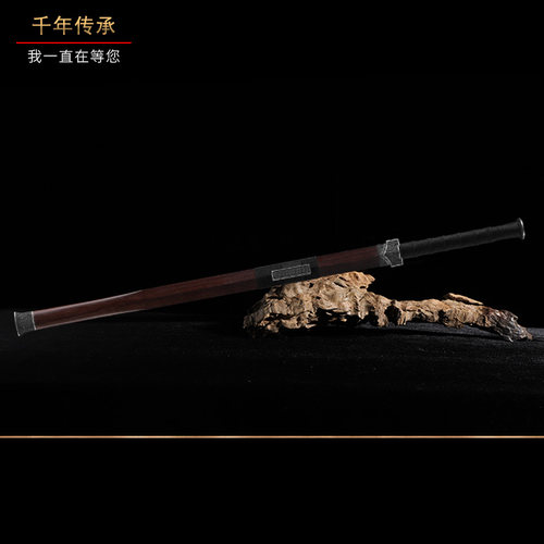 未开刃龙泉禾字号宝剑大马士革八面汉剑经典铁装错银汉剑大师宝剑 - 图3