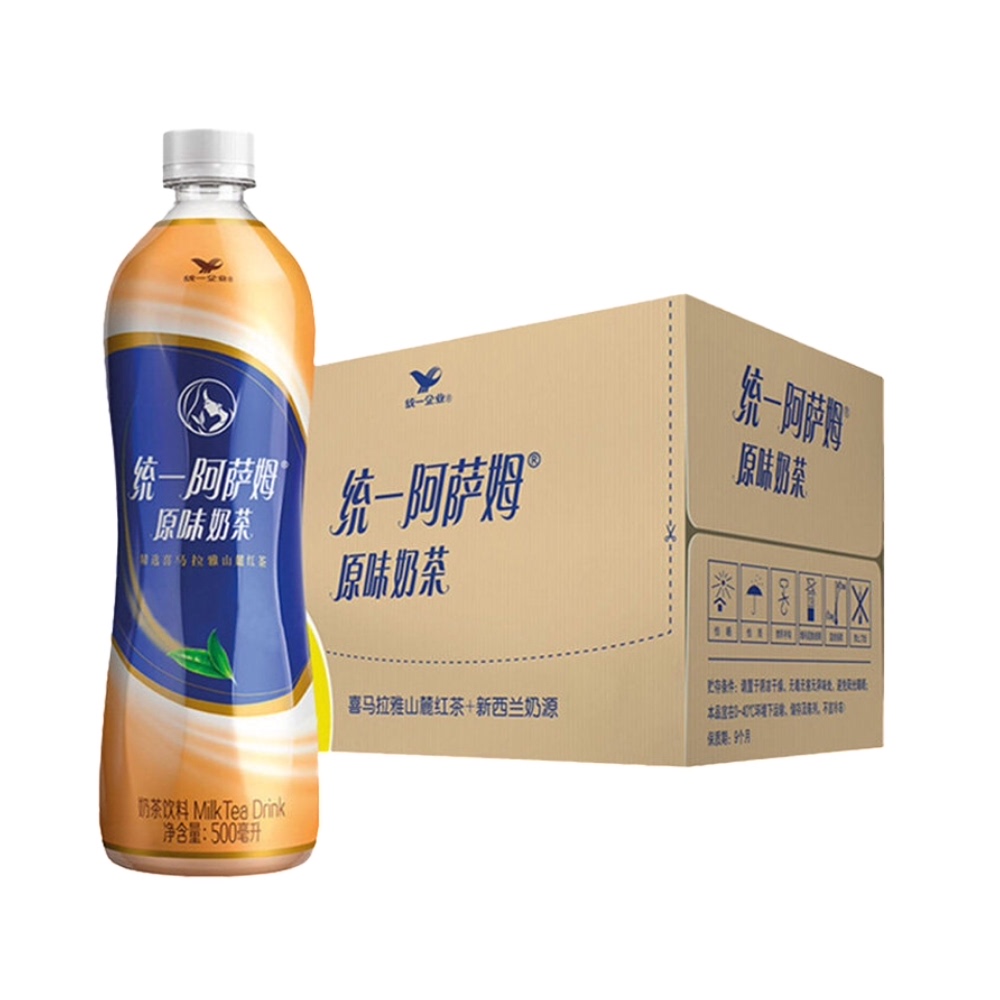 统一阿萨姆原味奶茶500ml*15瓶整箱即饮下午奶茶饮料奶茶阿萨姆茶 - 图3