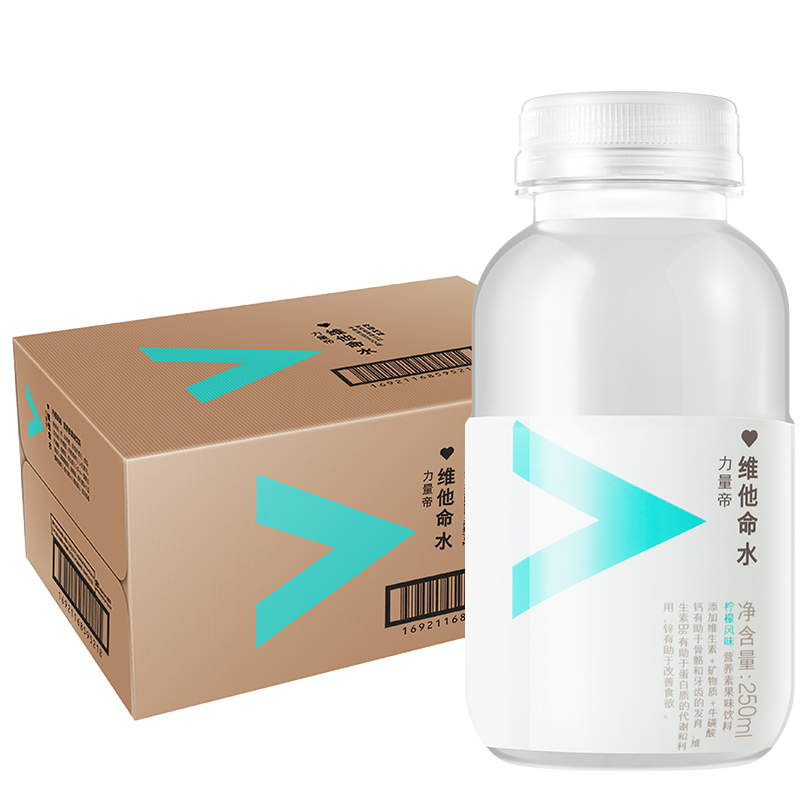 农夫山泉维他命水力量帝250ml*12瓶柠檬风味果味饮料功能饮料包邮 - 图2