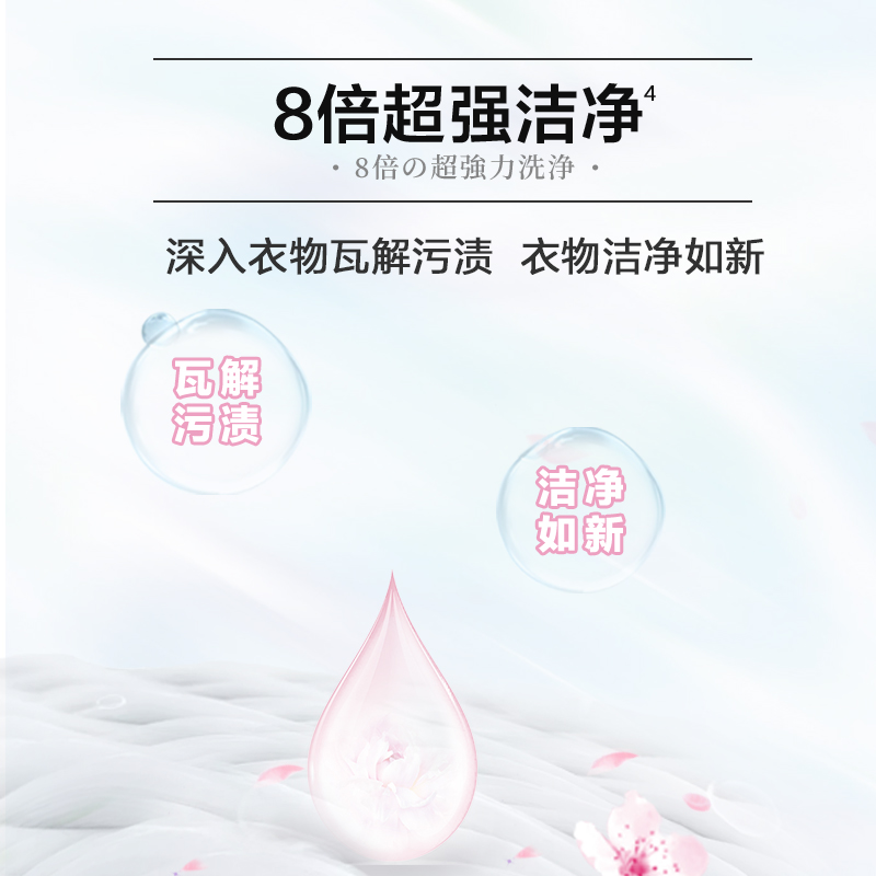 【会员专享】菁华fresh hy四合一樱花 威莱海外洗衣凝珠