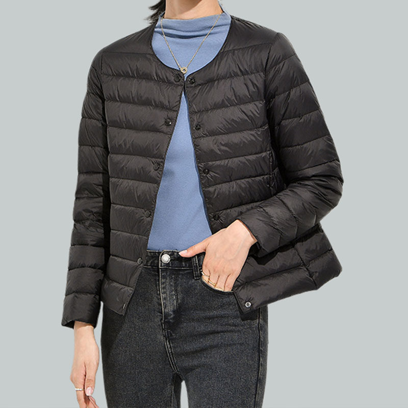 2025新款轻薄羽绒服女保暖内胆短款修身外套秋冬女装大码薄款内搭,淘宝优惠券,粉丝福利购,淘宝优惠卷