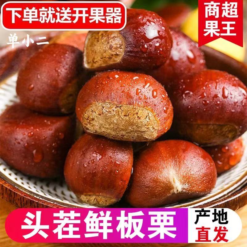 2025新鲜丹东板栗1/3/5斤鲜栗子生嫩大板粟锥栗野生板栗新油板栗